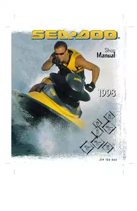 1998 Sea-Doo GS, SPX, GTS, GTI, XP LIMITED, GSX Limited GTX LIMITED, GTX RFI and GSX limited shop manual Preview image 1