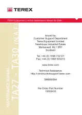 2006–2007 Terex TA27, TA30 G7 Articulated Dump Truck Maintenance Manual (P/N 15503430) – preview page 3