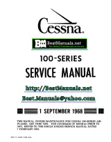 1963–1968 Cessna 100-Series 150, 172, P172, 180, 182, 185, and A185 Aircraft Service Manual (P/N D637-13) – preview page 1