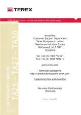 TEREX TA25 / TA27 / TA30 Dump Truck 2009 Workshop Maintenance Manual (P/N SM 15503430) – preview page 3