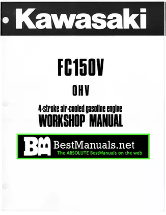Kawasaki FC150V OHV engine service manual Preview image 4