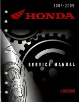 2004–2009 Honda CRF250X Service Manual (P/N 61KSC05) – preview page 1