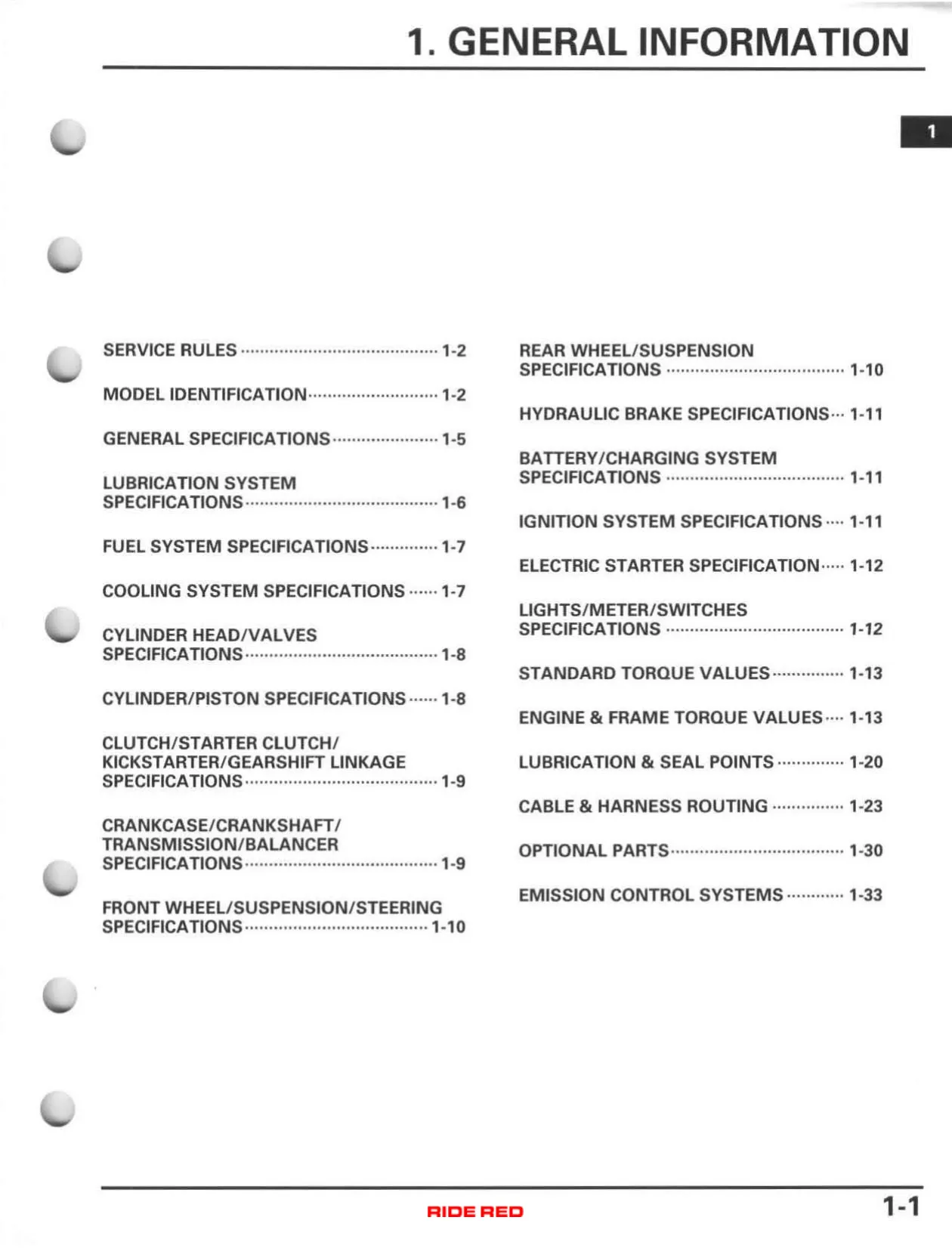 Honda CRF250X Service Manual (2004-2009) - Comprehensive Guide for Mechanics Preview image 5