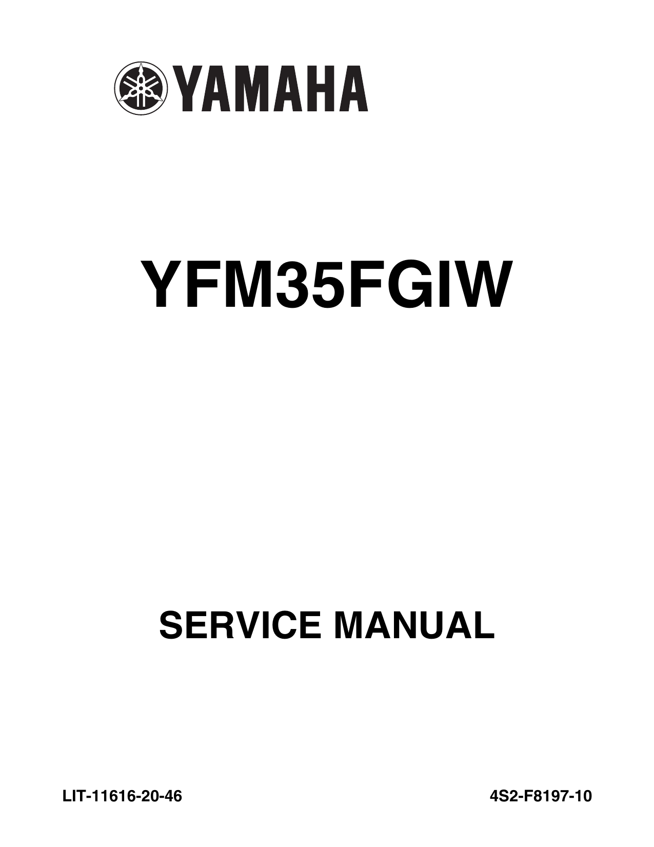 2007-2011 Yamaha Grizzly IRS Auto, YFM 350, 4x4 service manual Preview image 6
