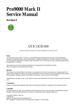 Canon Pro9000 Mark II Service Manual (P/N QY8-13CH-000) – preview page 1
