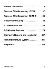 2003 Volvo Penta SX-M, SX-MTD, DP-SM, DP-SMTD, DP-SMTD1 Sterndrive Workshop Manual (VPA 7743008) – preview page 2