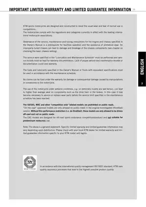 2000-2005 KTM repair manual Preview image 4