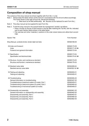 Komatsu 114E-3 Series SAA6D114E-3 engine shop manual Preview image 4