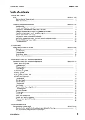 Komatsu 114E-3 Series SAA6D114E-3 engine shop manual Preview image 5
