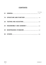 Komatsu PC228USLC-1, PC228US-2 Excavator Shop Manual (P/N SEBM015903) – preview page 2