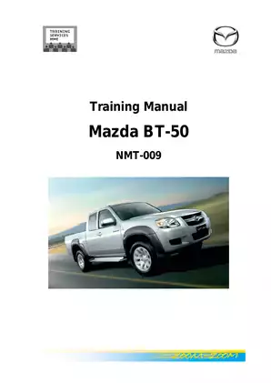 Mazda BT-50 Training Manual - Comprehensive Repair & Maintenance Guide