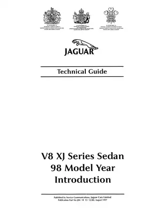 1998 Jaguar XJ8 repair manual Preview image 2