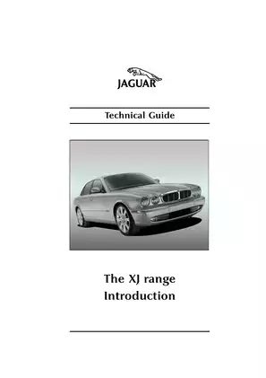 2004-2005 Jaguar XJ technical guide Preview image 1