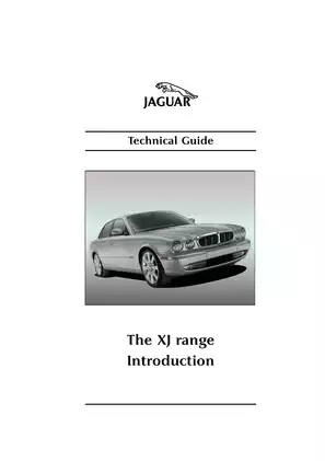 Jaguar XJ Technical Guide (2004-2005) - Comprehensive Manual for Luxury Sedan Owners