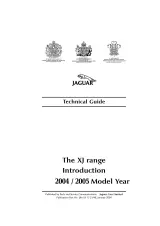 2004–2005 Jaguar XJ Technical Guide Service Manual (P/N JJM 18 15 21/40) – preview page 2