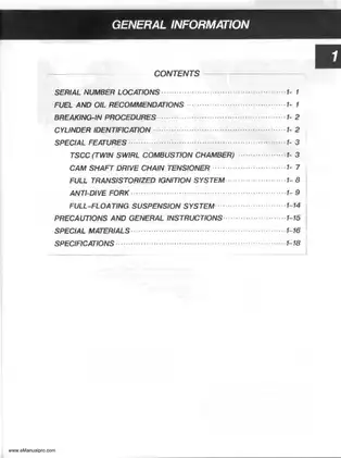 Comprehensive Suzuki GSX750E/ES Service Manual (1984-1986) Preview image 4