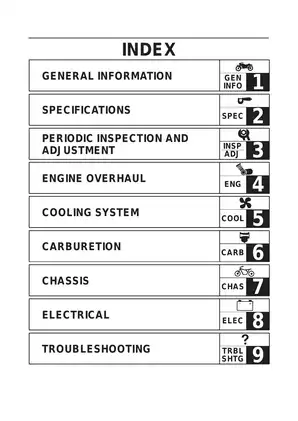 1996-1999 Yamaha TDM850 sport touring motorcycle service manual Preview image 5