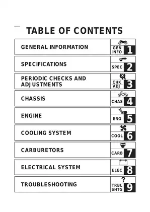 2001 Yamaha Fazer FZS1000(N) service manual Preview image 5