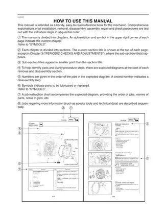 Yamaha Motorcycle Service Manual for Models: Detailed Repair & Maintenance Guide Preview image 3