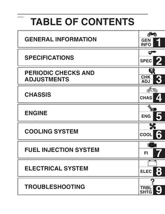 Yamaha Motorcycle Service Manual for Models: Detailed Repair & Maintenance Guide Preview image 5