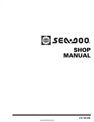 1997 Sea-Doo Watercraft Shop Manual - Comprehensive Repair Guide Preview image 2