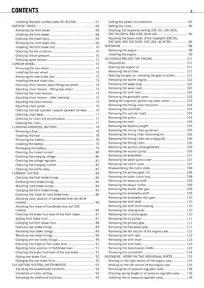 2009 KTM 400 XC-W,  450 XC-W, 530 XC-W, 450 EXC repair manual Preview image 5