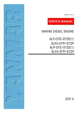 Yanmar 6LP-DTE/6LPA-DTP/6LP-STE/6LPA-STP Inboard Diesel Engine Service Manual (P/N HINSHI-H10-001-2) – preview page 1