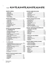 Yanmar 4LH-TE, 4LH-HTE, 4LH-DTE, 4LH-STE Marine Diesel Engine Service Manual (P/N AOA 1030-1) – preview page 4