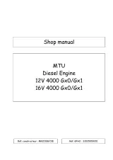 MTU 12V 4000 Gx0/Gx1, 16V 4000 Gx0/Gx1 Diesel Engine Service Manual (P/N MR20108/01E) – preview page 1