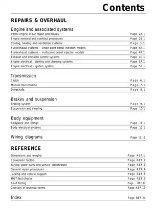 1990-1994 Volkswagen VW Golf service manual Preview image 2