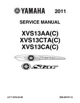 2011 Yamaha XVS13AA, XVS13CTA, and XVS13CA OEM Service & Repair Manual (P/N LIT-11616-24–48) – preview page 1
