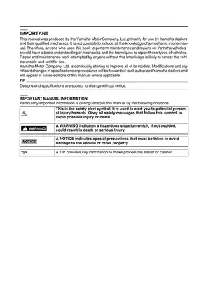 Yamaha XT1200Z Super Tenere Service Manual (2010-2012) Preview image 3