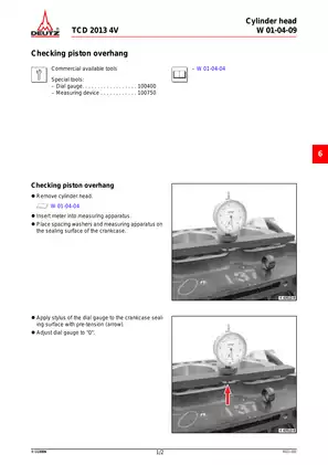 2013 Deutz TCD 4V engine service manual