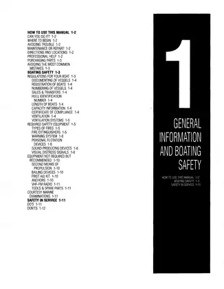 1984-1999 Mercury Force 3 HP - 150 HP outboard motor repair manual Preview image 4