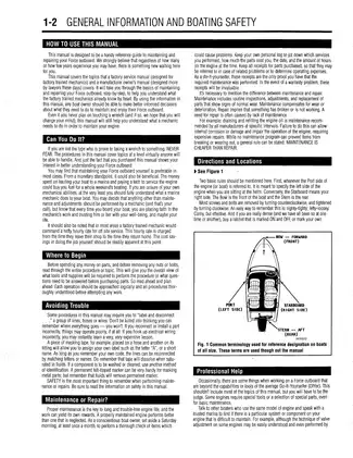 1984-1999 Mercury Force 3 HP - 150 HP outboard motor repair manual Preview image 5