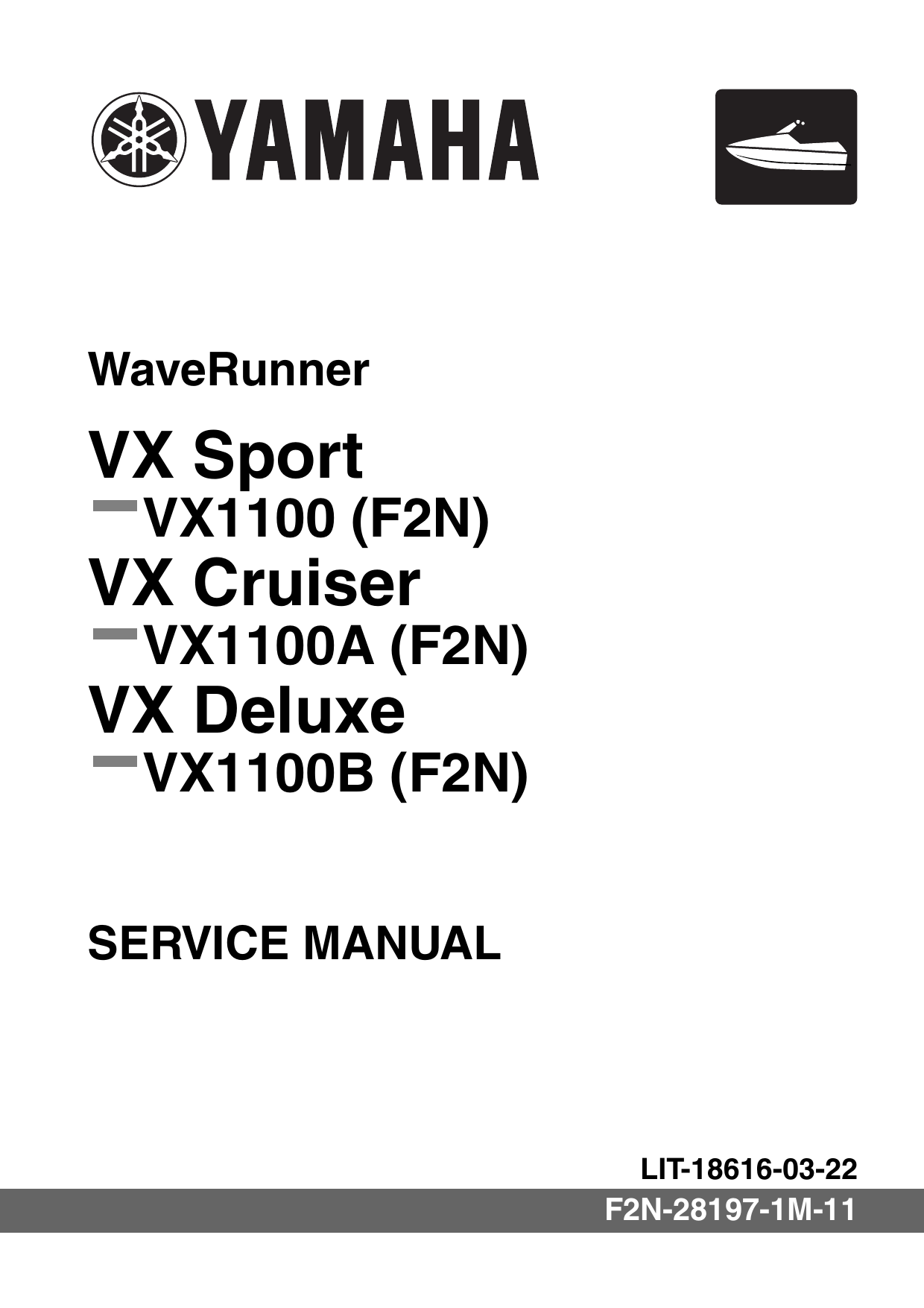 2010-2012 Yamaha VX1100 WaveRunner, VX Cruiser repair manual Preview image 6