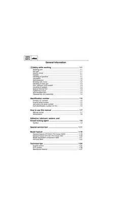 Yamaha WaveRunner Service Manual - FX Series Preview image 4