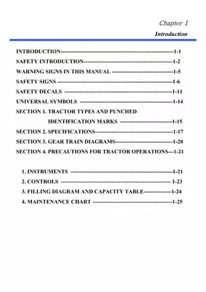 TYM T390, T400, T430, T450 tractor service manual Preview image 2