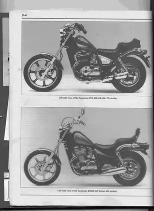 1985-2004 Kawasaki Vulcan EN450, EN500 Twins owners workshop manual Preview image 5