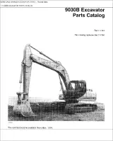 1994 CASE 9030B Crawler Excavator Parts List (P/N Bur 7-1161) – preview page 1