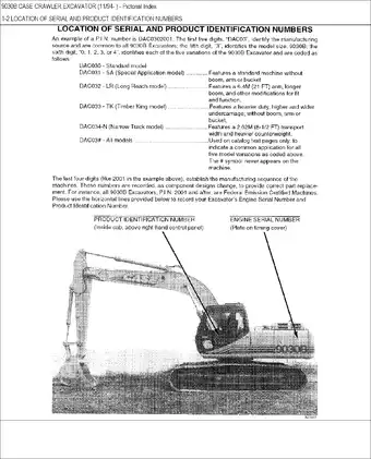 Case 9030B excavator parts catalog Preview image 3