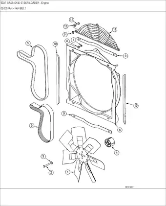 Case 60XT skid steer loader parts catalog Preview image 4