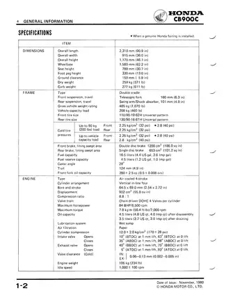 1980-1982 Honda CB900C, CB900F repair manual Preview image 4