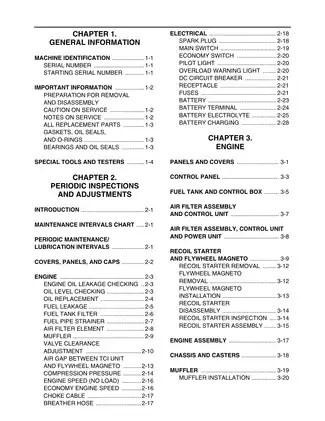 Yamaha Generator Inverter EF3000ise, EF3000iSEB master service manual Preview image 5