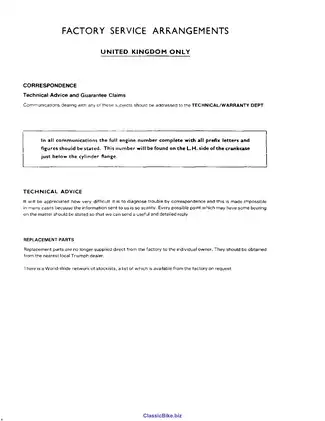 Triumph Bonneville T140V & T140E Workshop Manual - Comprehensive Repair Guide for Classic Motorcycles Preview image 4