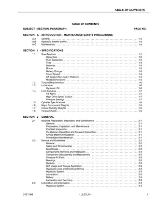 JLG Scissor Lift 1930ES, 2030ES, 2630ES, 2646ES, 3246ES manual Preview image 5