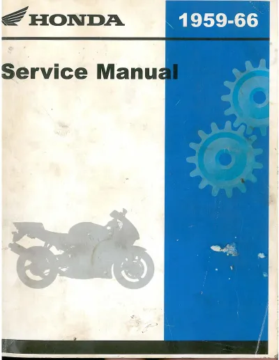 1959–1966 Honda CB92, CS92, CB95, and CA95 Series Service Manual OEM (PN C177)