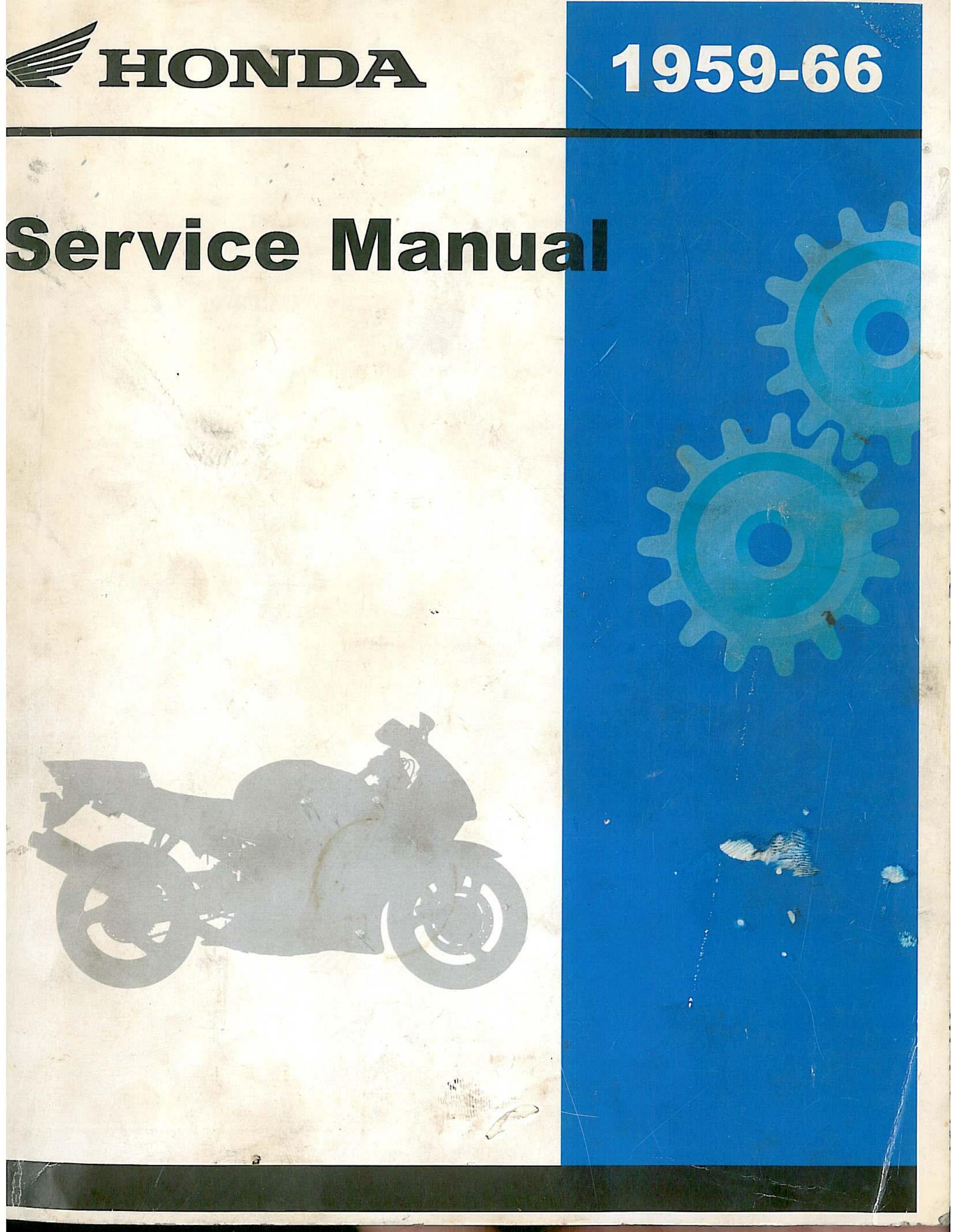 1959-1966 Honda C92, CA92, CB92, C95, CA95 service manual Preview image 1