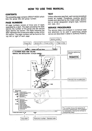 Mitsubishi Astron  4G52, 4G54, 4G55 engine 2.0L, 2.6L workshop manual Preview image 2