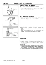 Mitsubishi 4G52, 4G54, 4G55 engine 2.0L, 2.6L Workshop Manual (P/N 30521) – preview page 7